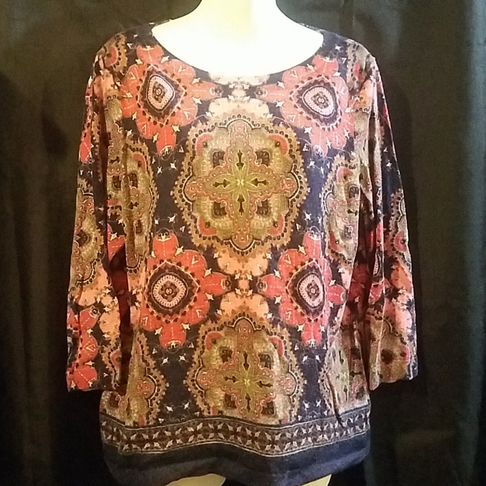 2XL Talbots Blouse 100% Wool